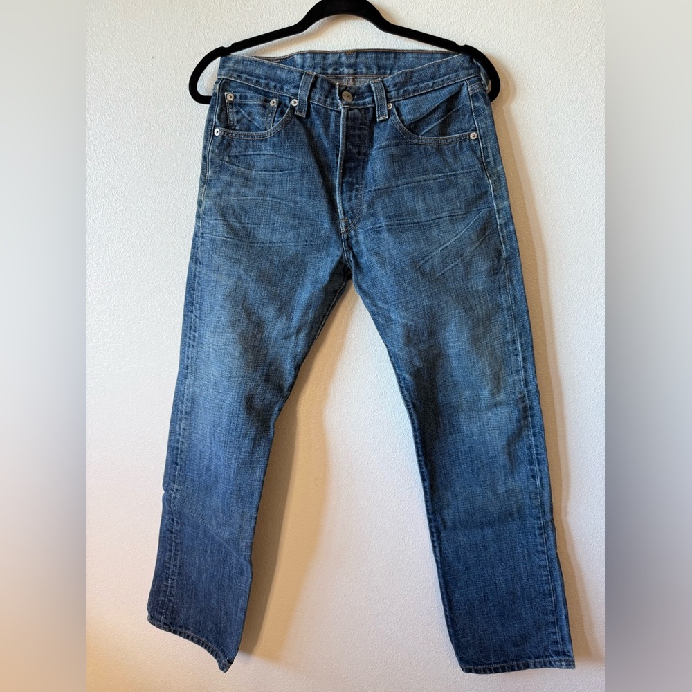 Levi's Classic 501 Indigo Straight Jeans